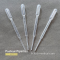 Pipettes de pasteur 3 ml stériles